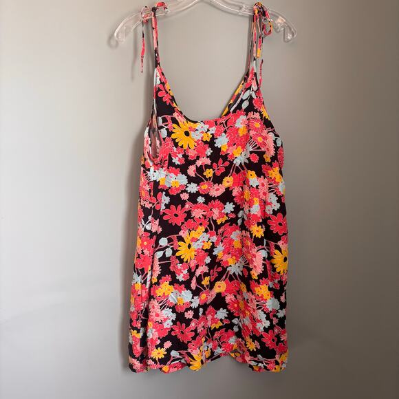 Modcloth Shift Tie Strap Mini Floral Dress - Picture 2 of 6